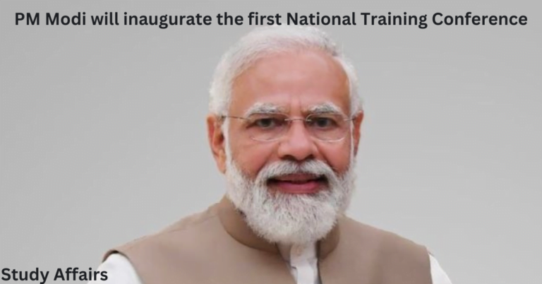 Prime Minister Narendra Modi will inaugurate the first National Training Conference on 11 June 2023 at Pragati Maidan, New Delhi.