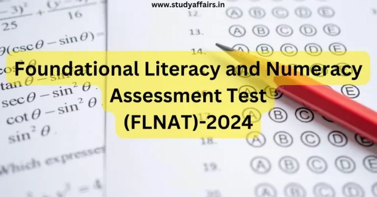 Foundational Literacy and Numeracy Assessment Test (FLNAT) 2024