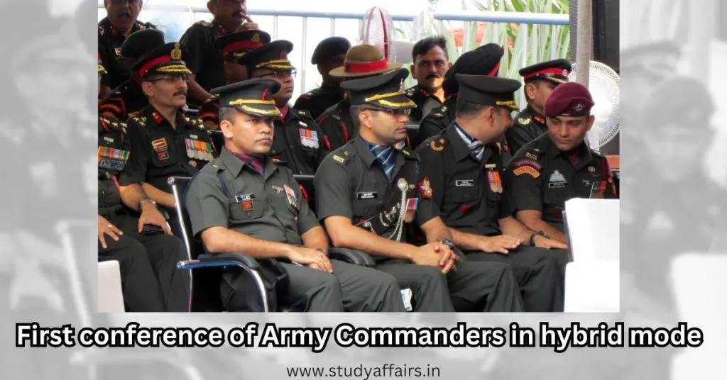 The first conference of Army Commanders for the year 2024 will be held in hybrid mode. The conference will be held virtually on 28 March 2024