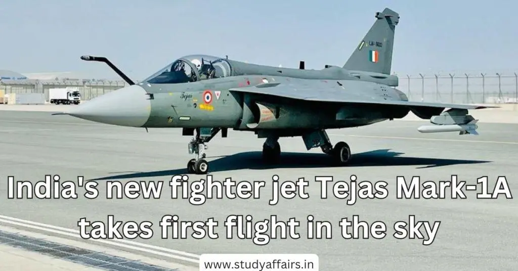 The Indian Air Force's new fighter jet Tejas Mark-1A took off for 18 minutes on March 28, 2024 from the Hindustan Aeronautics Limited.