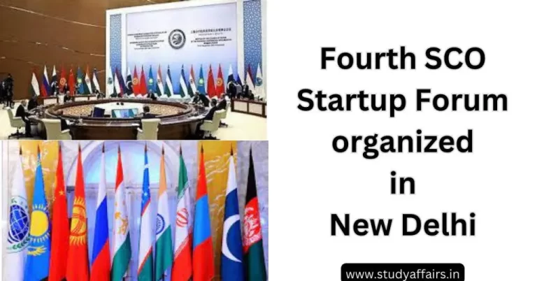 The fourth edition of the Shanghai Cooperation Organization (SCO) Startup Forum was organized in New Delhi on March 19, 2024.