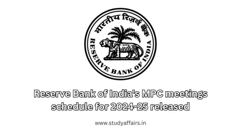 Reserve Bank of India (RBI) has announced the schedule of review meetings of the MPC for the new financial year 2024-25