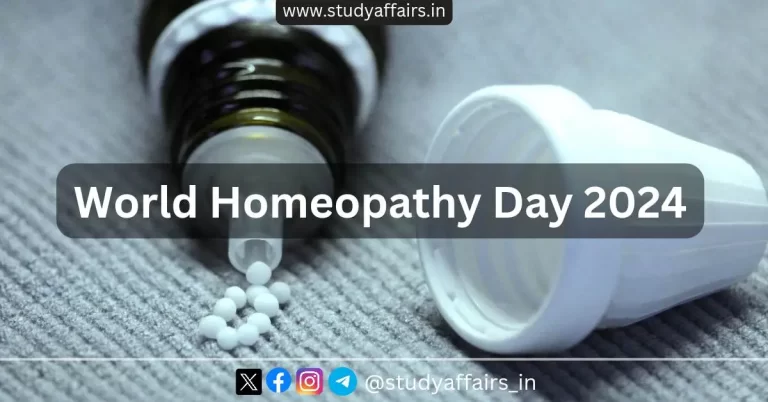 President Smt. Draupadi Murmu is inaugurating a Homeopathic Seminar on 10th April 2024 i.e. on the occasion of World Homeopathy Day.