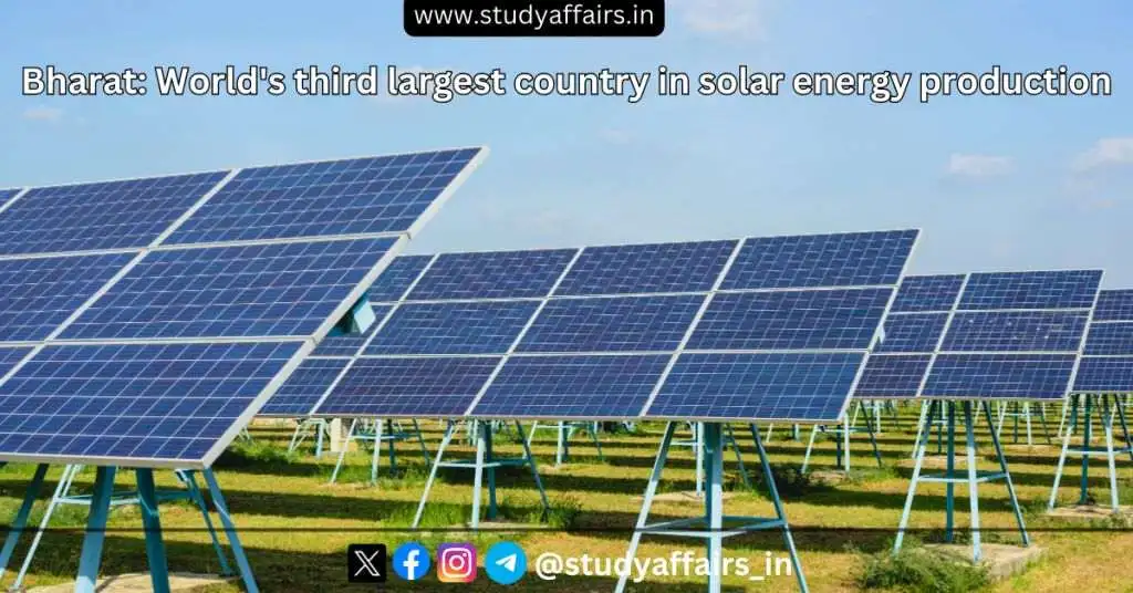 According to the Global Electricity Review 2024 report, India has become the third country in the world in solar energy production in 2023.