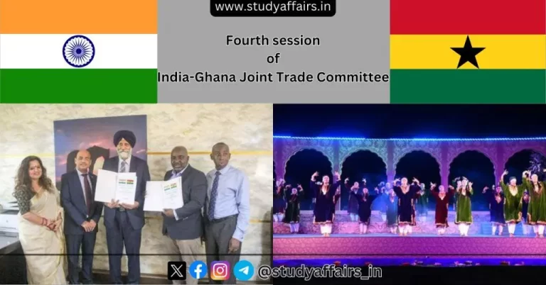 The fourth session of the India-Ghana Joint Trade Committee (JTC) was held in Accra from 2 to 3 May of 2024.
