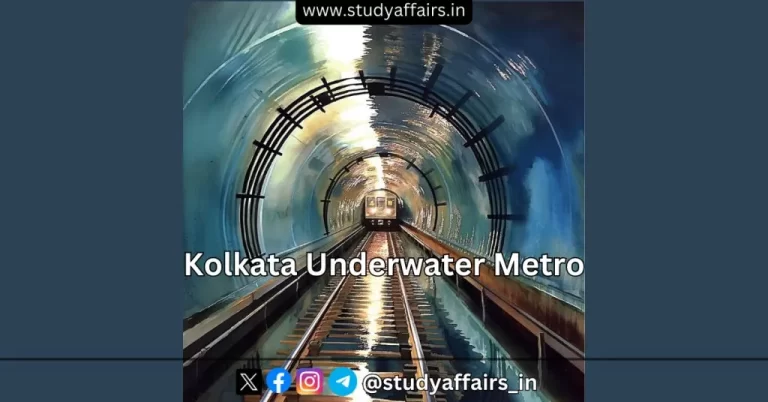 India's first underwater metro route was inaugurated by Prime Minister Narendra Modi in Kolkata. This constructed under the Hooghly River.