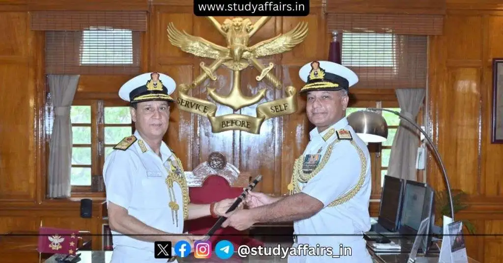 Vice Admiral, Gurcharan Singh, Commandant, National Defence Academy.