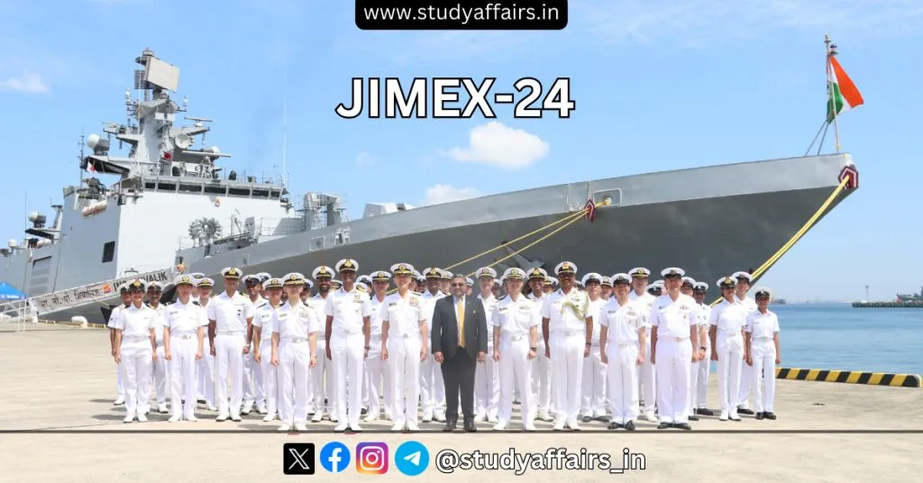 India-Japan joint maritime exercise “JIMEX – 24” is being conducted at Yokosuka, Japan.