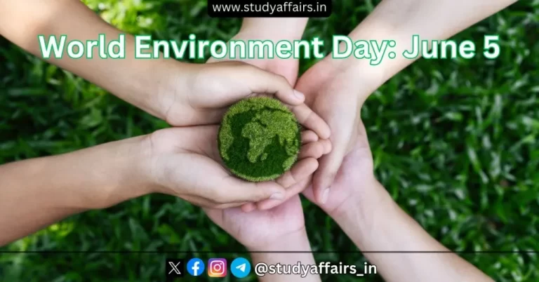 World Environment Day 2024 Theme: "Our Land. Our Future. We are #GenerationRestoration." this day celebrated every year on 5 june.