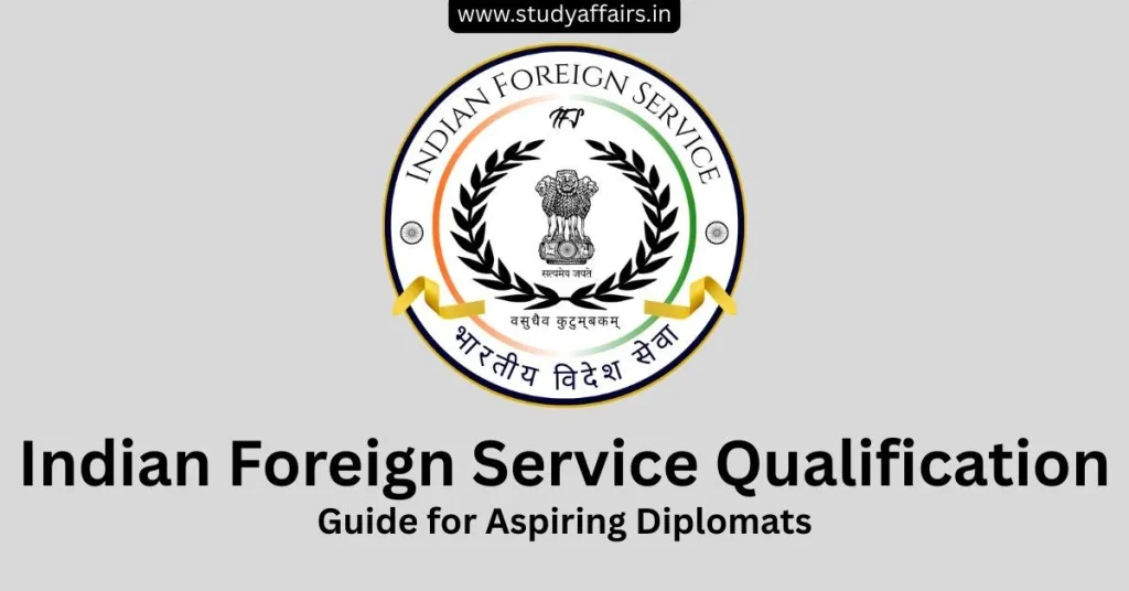 Image of Indian Foreign Service Qualification