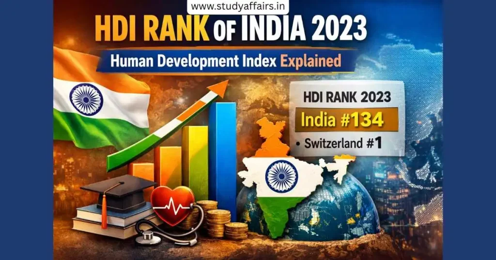 hdi rank of india 2023