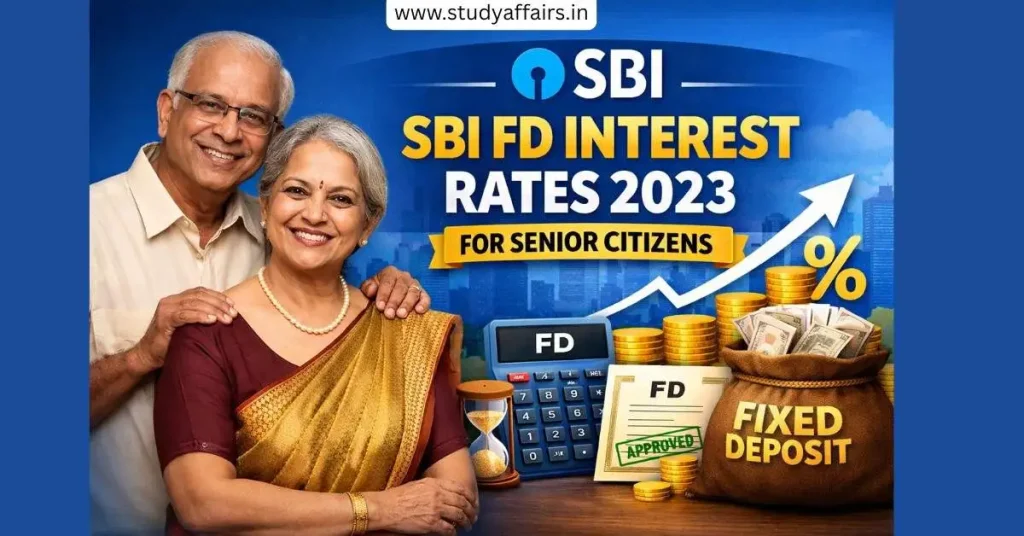 sbi fd interest rates 2023 for senior citizens