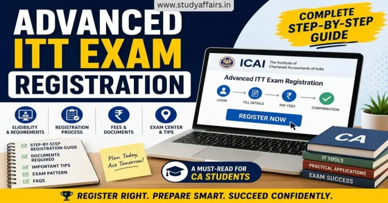 Advanced ITT Exam Registration