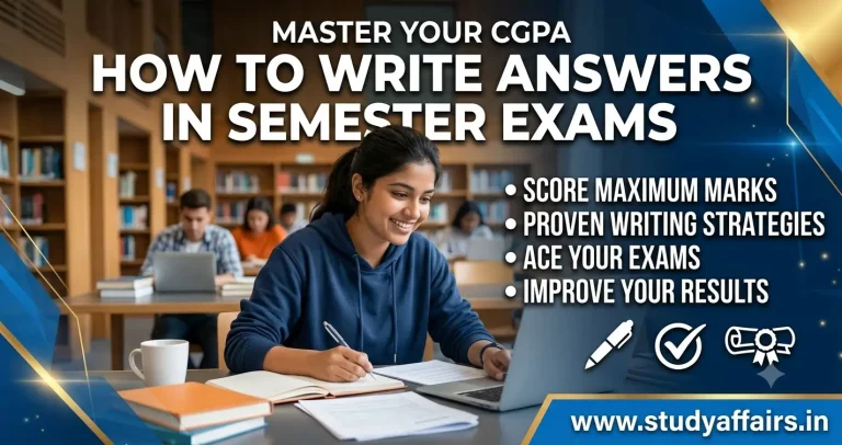 Image of How to Write Answers in Semester Exams and Score Better Marks