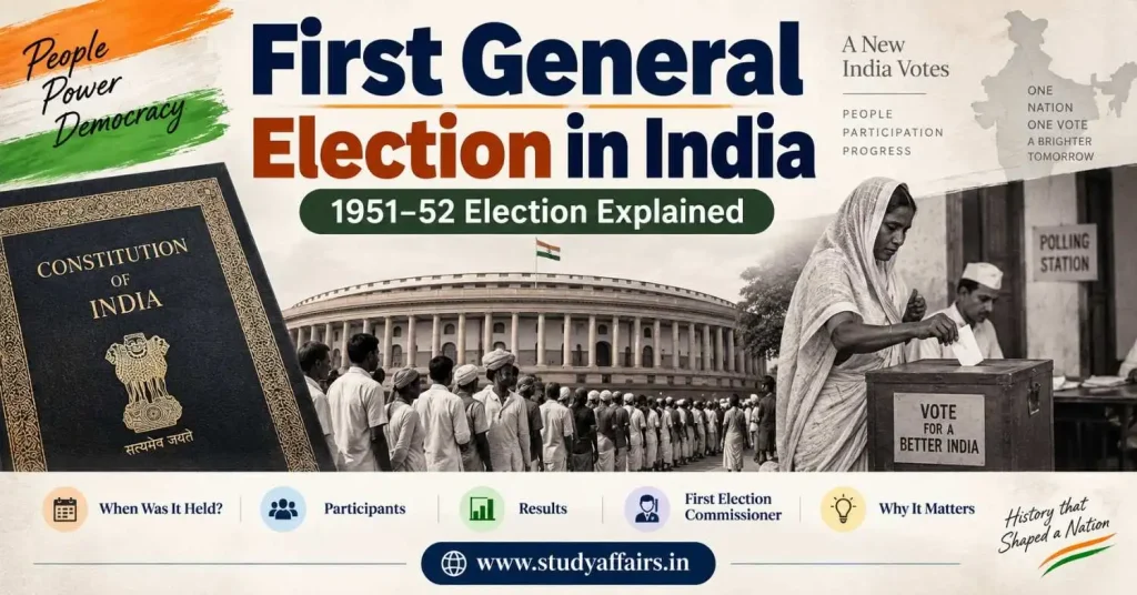First general election in India 1951–52